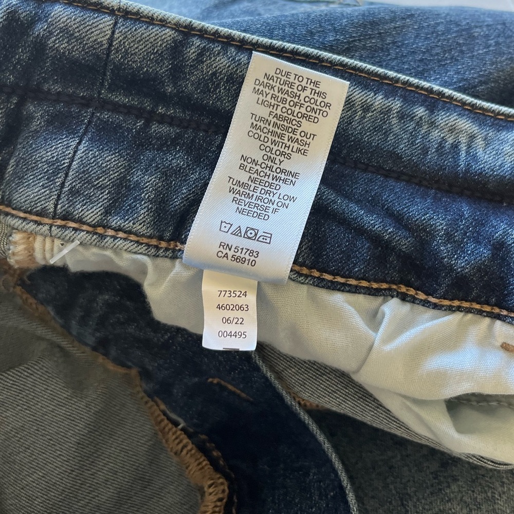 m jeans by maurices Flare High Rise Double Button Denim Jeans 18W - Picture 11 of 15